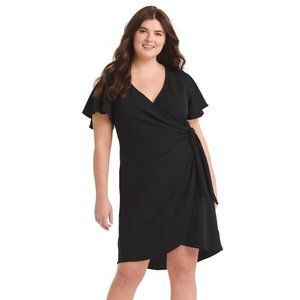 REBEL Rebel Wilson Flutter Wrap Dress NWT Size 3X